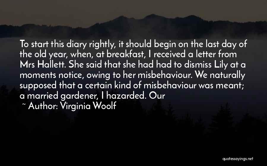 One Year Married Quotes By Virginia Woolf