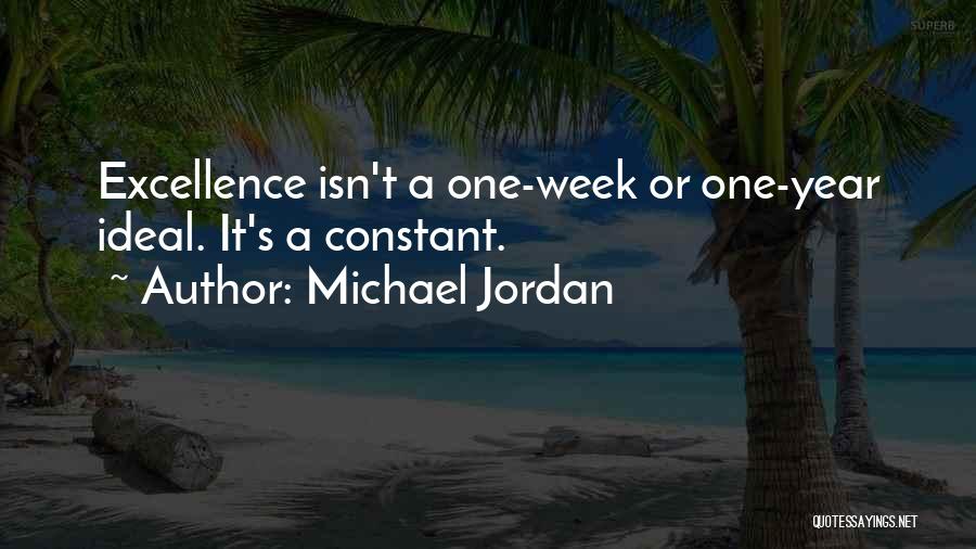One Year Quotes By Michael Jordan