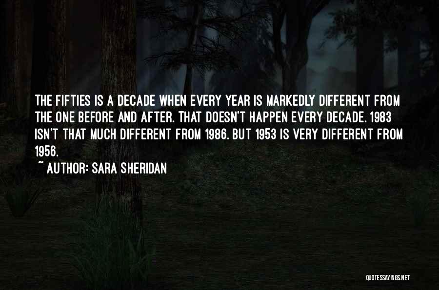 One Year Quotes By Sara Sheridan