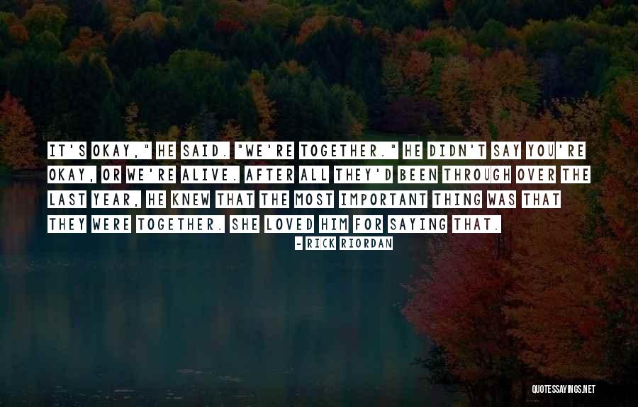 One Year Relationship Love Quotes By Rick Riordan One Year Relationship Love Quotes By Rick Riordan