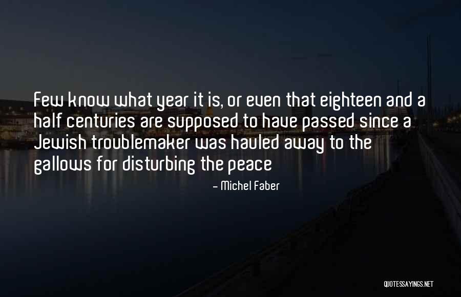 One Year Since You Passed Away Quotes By Michel Faber