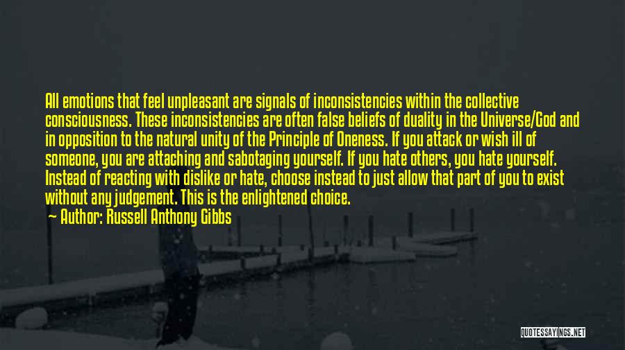 Oneness Quotes By Russell Anthony Gibbs