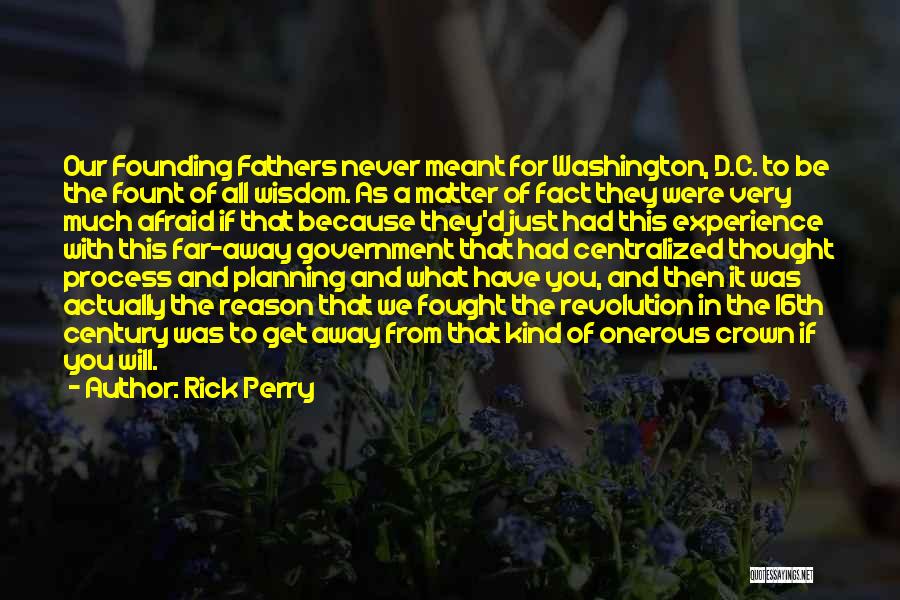 Onerous Quotes By Rick Perry