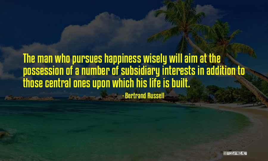 Ones Happiness Quotes By Bertrand Russell Ones Happiness Quotes By Bertrand Russell