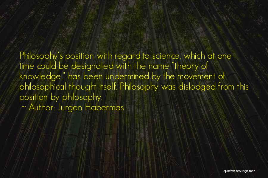 One's Name Quotes By Jurgen Habermas