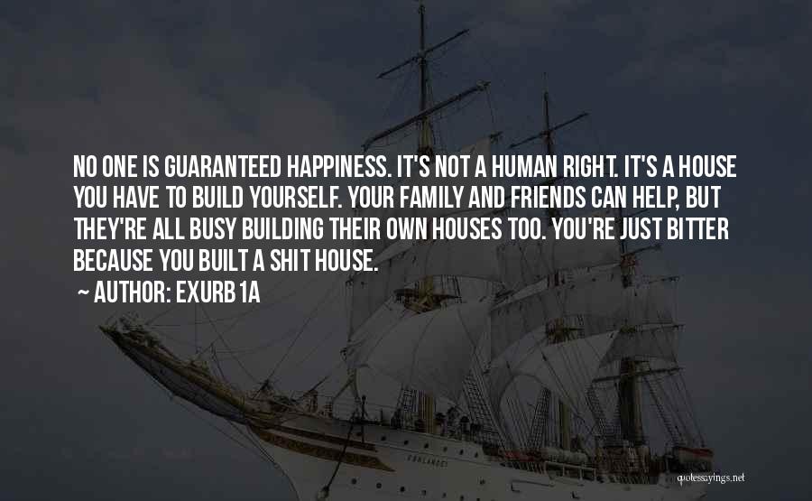 One's Own Happiness Quotes By Exurb1a