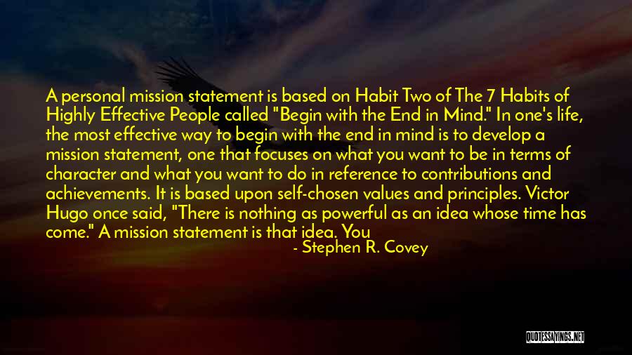 One's Purpose In Life Quotes By Stephen R. Covey One's Purpose In Life Quotes By Stephen R. Covey