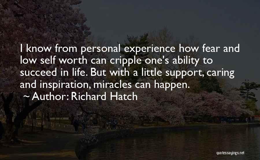One's Self Worth Quotes By Richard Hatch