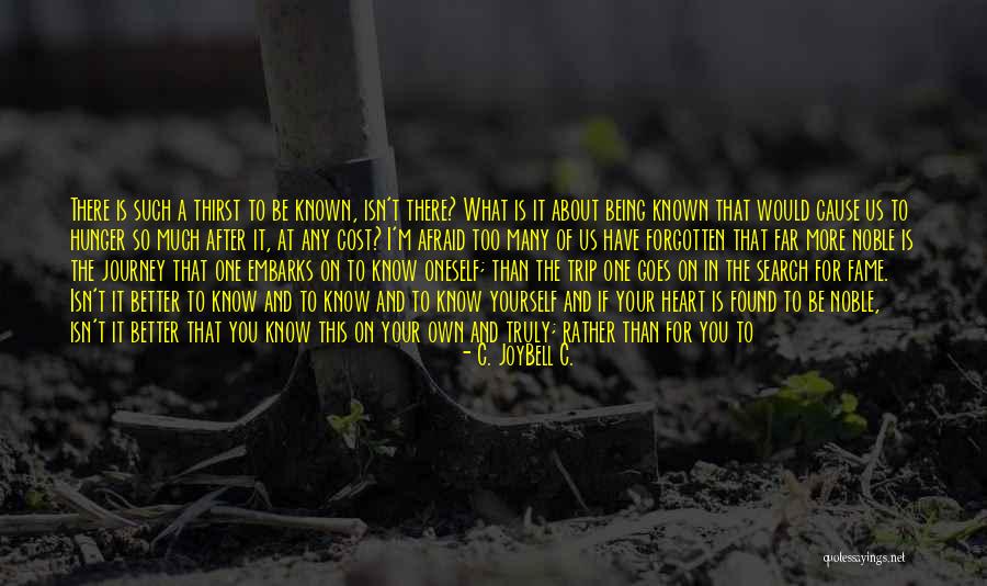 Oneself Quotes Quotes By C. JoyBell C. Oneself Quotes Quotes By C. JoyBell C.