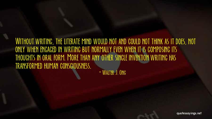 Ong Quotes By Walter J. Ong Ong Quotes By Walter J. Ong