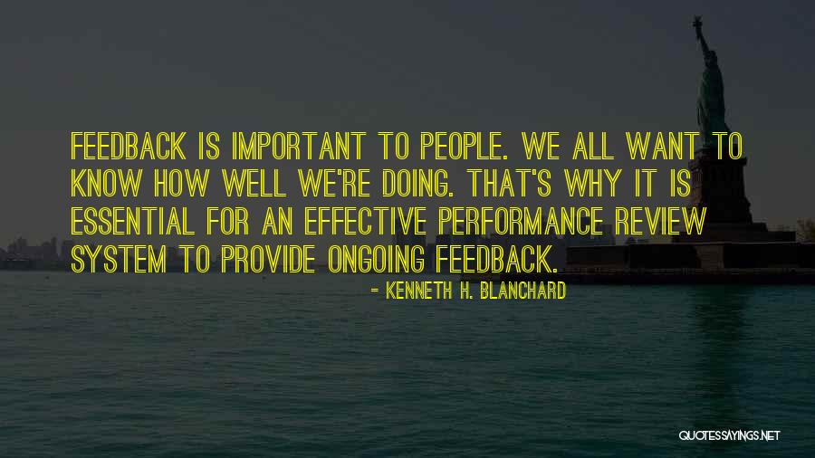 Ongoing Quotes By Kenneth H. Blanchard Ongoing Quotes By Kenneth H. Blanchard