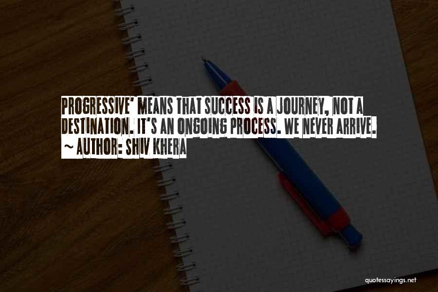 Ongoing Success Quotes By Shiv Khera