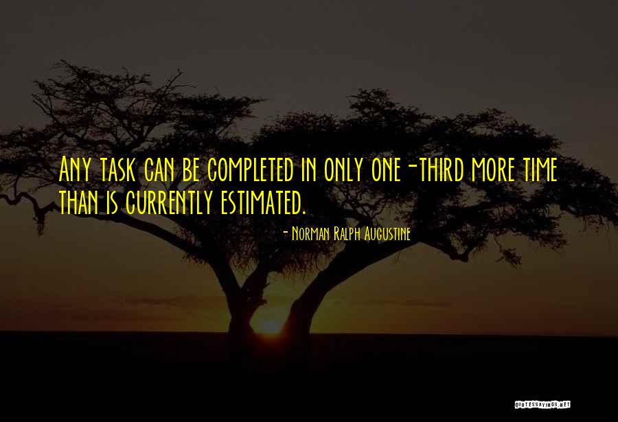 Oniwan Quotes By Norman Ralph Augustine Oniwan Quotes By Norman Ralph Augustine