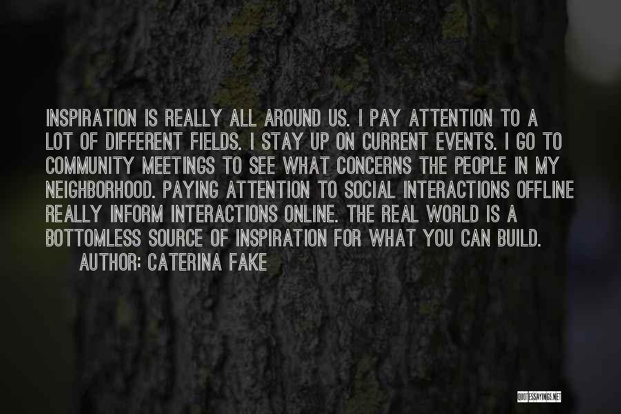 Online And Offline Quotes By Caterina Fake