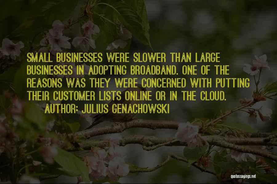 Online Broadband Quotes By Julius Genachowski