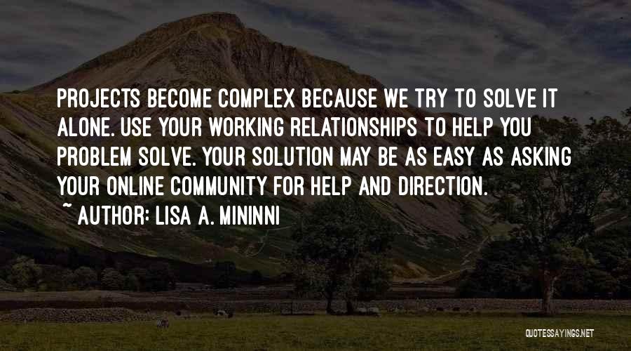 Online Business Quotes By Lisa A. Mininni