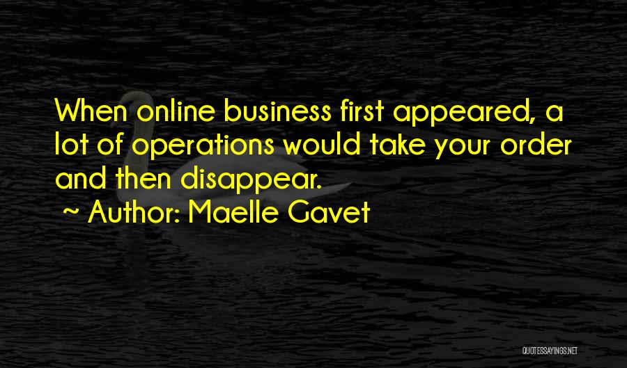 Online Business Quotes By Maelle Gavet