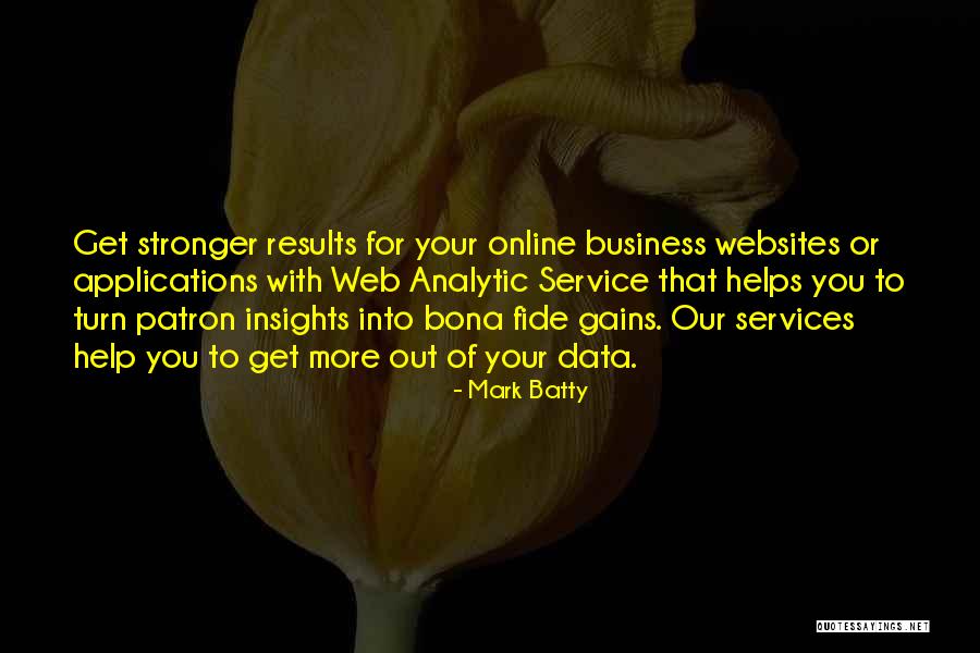 Online Business Quotes By Mark Batty