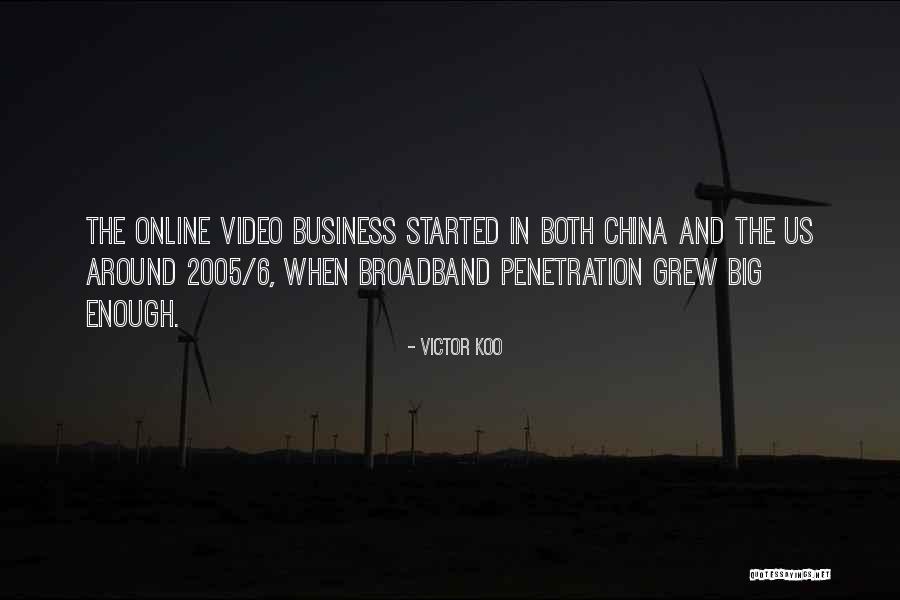 Online Business Quotes By Victor Koo