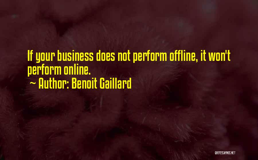 Online Offline Quotes By Benoit Gaillard