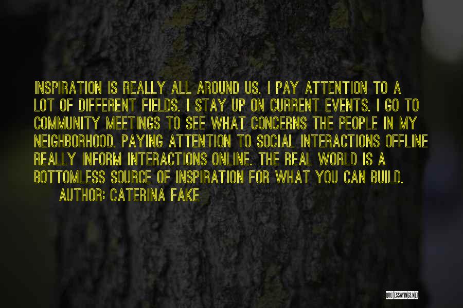 Online Offline Quotes By Caterina Fake