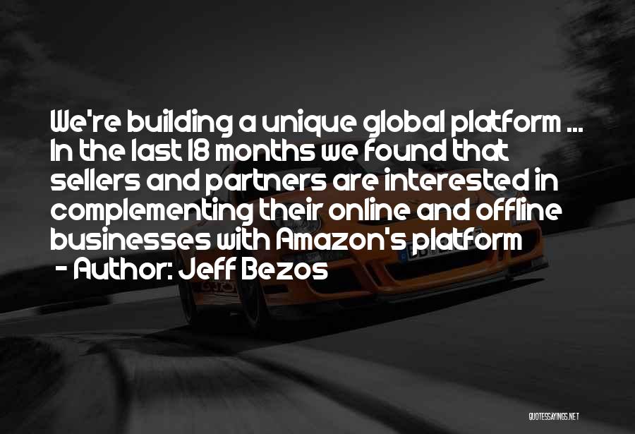 Online Offline Quotes By Jeff Bezos