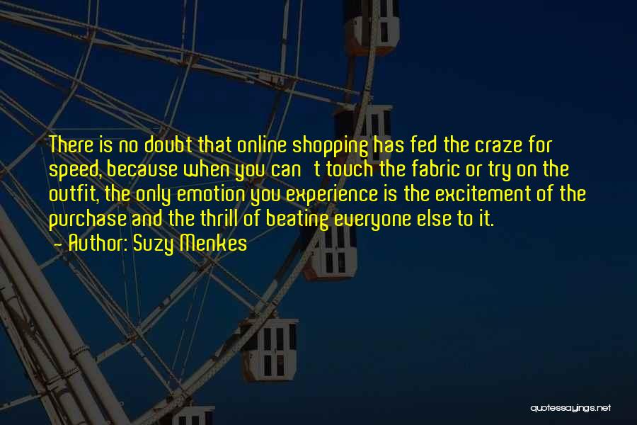 Online Purchase Quotes By Suzy Menkes