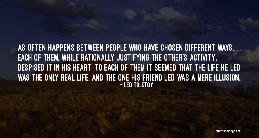 Only A Real Friend Quotes By Leo Tolstoy