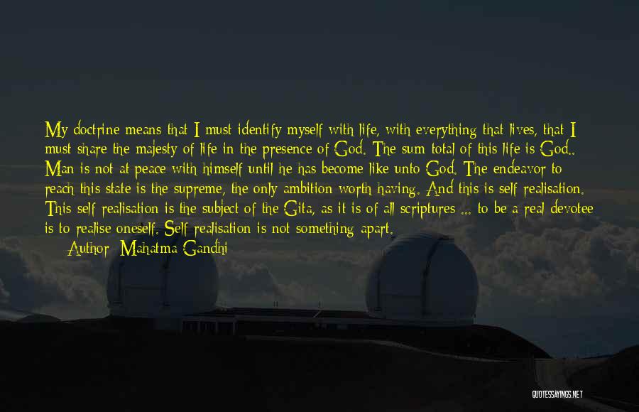 Only A Real Man Quotes By Mahatma Gandhi