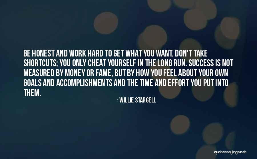 Only Cheat Yourself Quotes By Willie Stargell Only Cheat Yourself Quotes By Willie Stargell