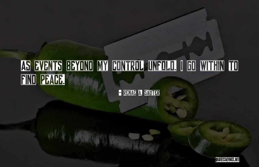 Only Control What You Can Control Quote Quotes By Renae A. Sauter
