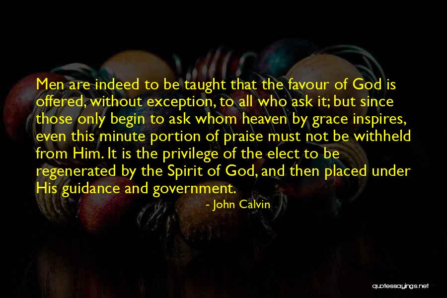 Only Exception Quotes By John Calvin Only Exception Quotes By John Calvin