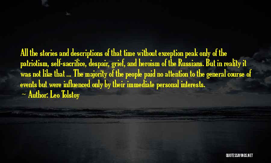 Only Exception Quotes By Leo Tolstoy