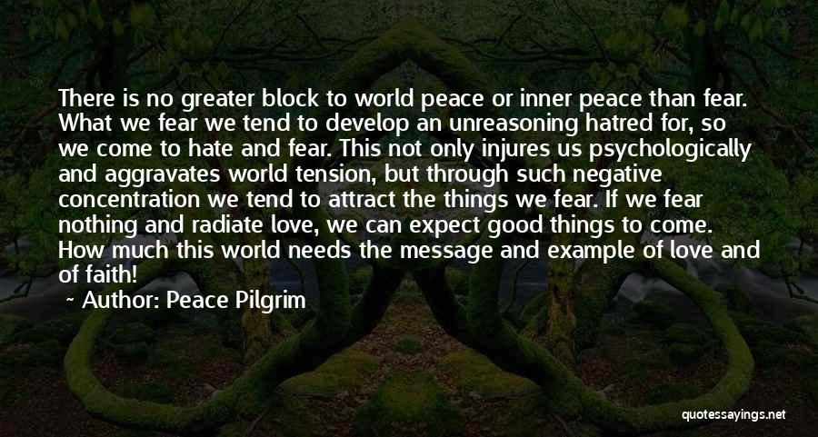 Only Good Things To Come Quotes By Peace Pilgrim