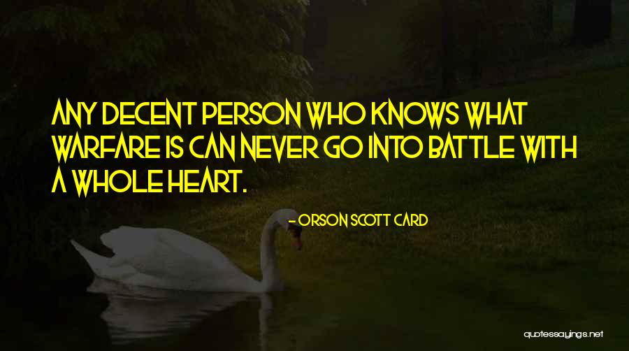 Only My Heart Knows Quotes By Orson Scott Card