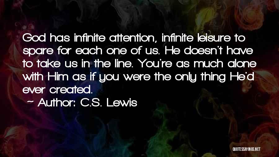 Only One Line Quotes By C.S. Lewis