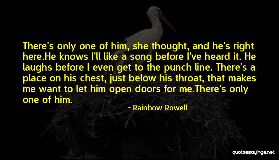 Only One Line Quotes By Rainbow Rowell