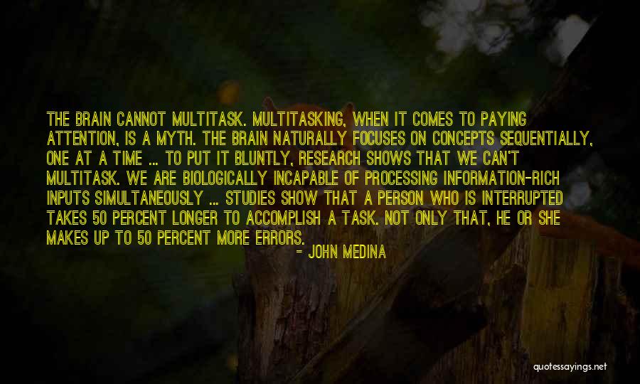 Only Rich Person Quotes By John Medina Only Rich Person Quotes By John Medina