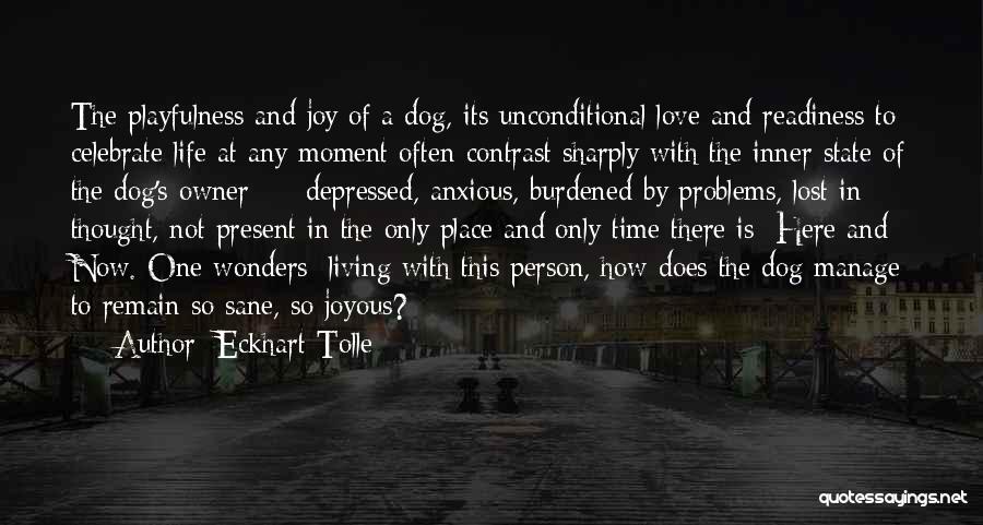 Only Sane Person Quotes By Eckhart Tolle