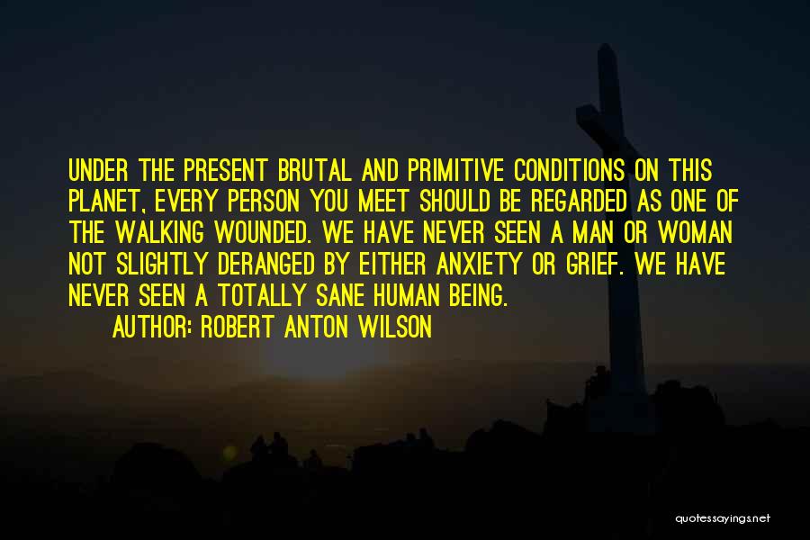 Only Sane Person Quotes By Robert Anton Wilson