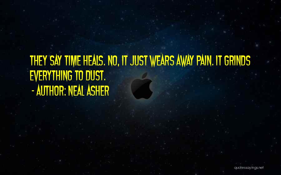 Only Time Heals Pain Quotes By Neal Asher