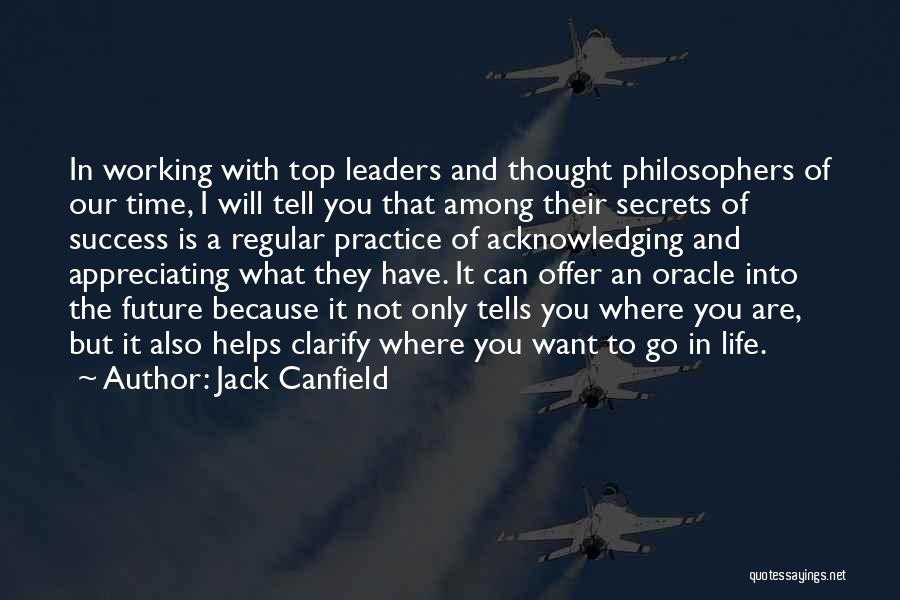 Only Time Tells Quotes By Jack Canfield