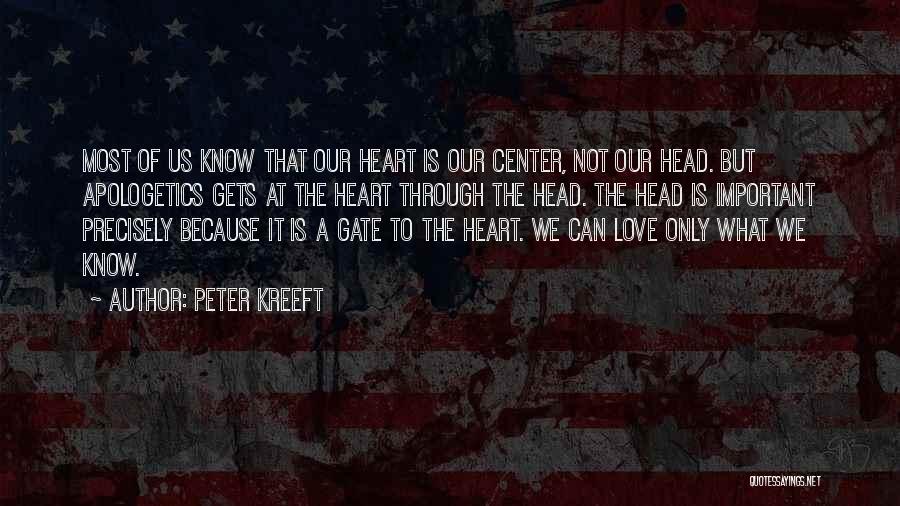 Only Us Love Quotes By Peter Kreeft