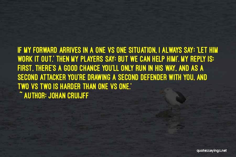 Only Way Forward Quotes By Johan Cruijff