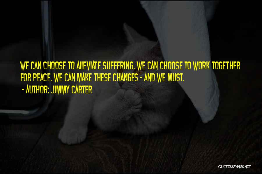 Only You Can Make Changes Quotes By Jimmy Carter