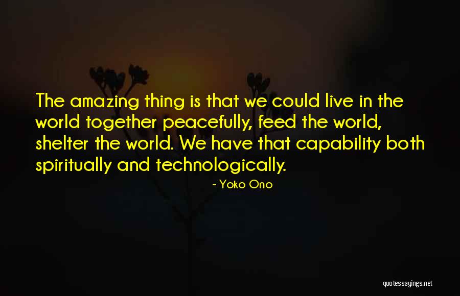 Ono Quotes By Yoko Ono Ono Quotes By Yoko Ono