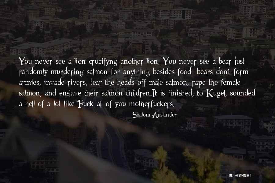 Onofrei Mesa Quotes By Shalom Auslander Onofrei Mesa Quotes By Shalom Auslander