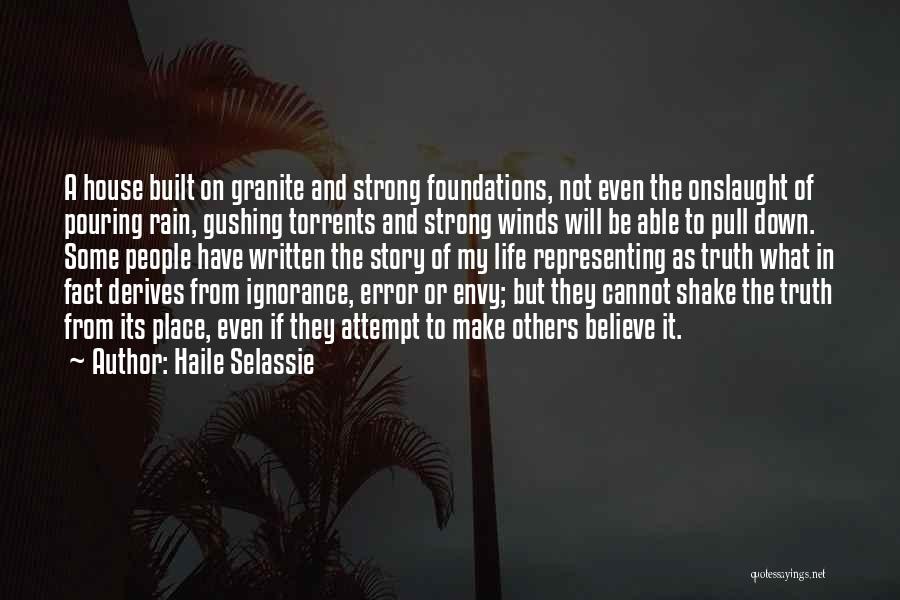 Onslaught Quotes By Haile Selassie