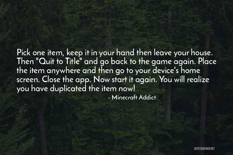 Ontic Creedmoor Quotes By Minecraft Addict Ontic Creedmoor Quotes By Minecraft Addict