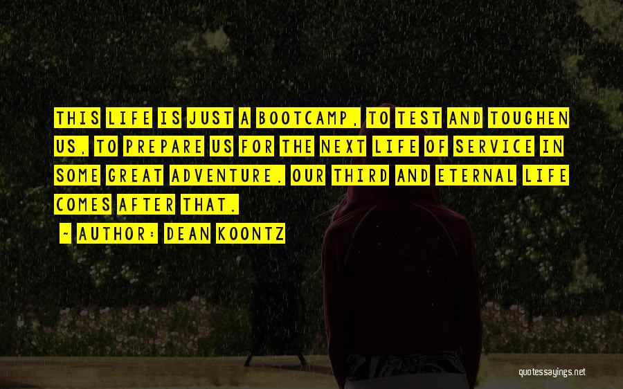 Onto The Next Adventure Quotes By Dean Koontz